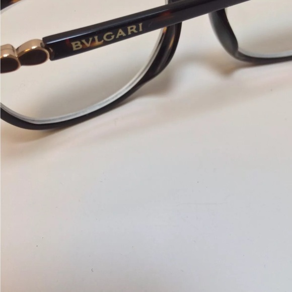 Bulgari crystal trim tortoise glasses frame - Picture 3 of 8